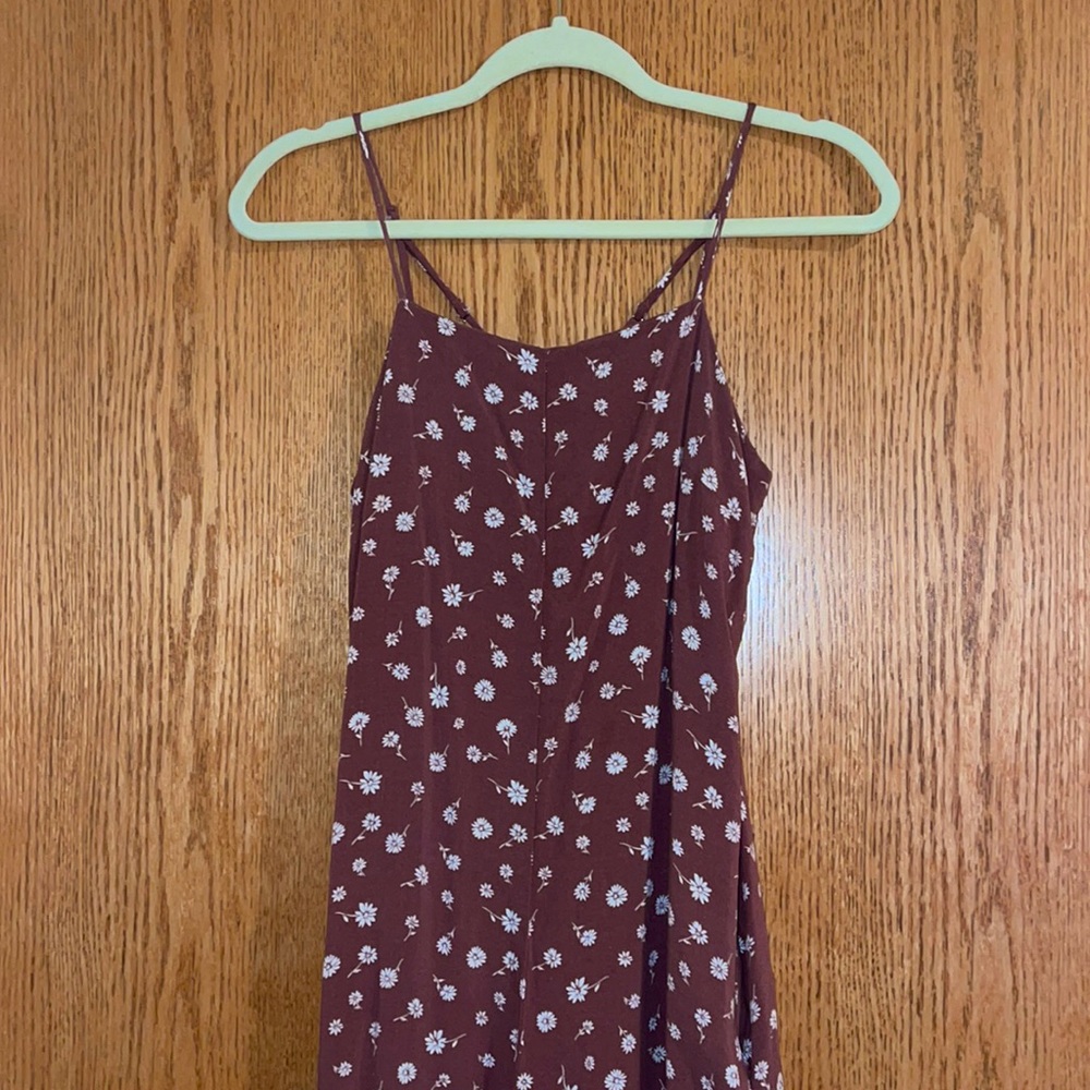 Maroon floral romper by wild fable